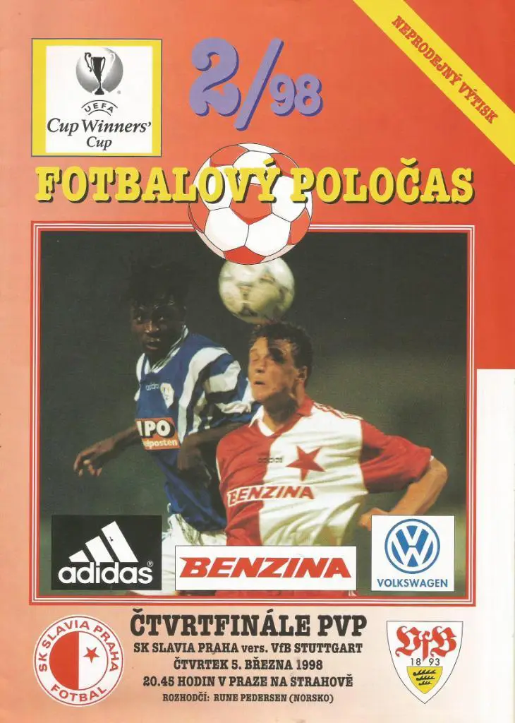 Slavia Praha, Czech Rep. v Stuttgart_Germany_05.03._199 8_ECWC