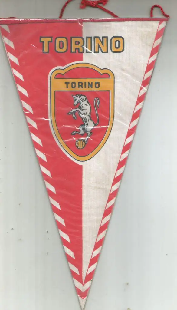 вымпел._TORINO_ITALY_Односто ронний. размер _16х27_см.