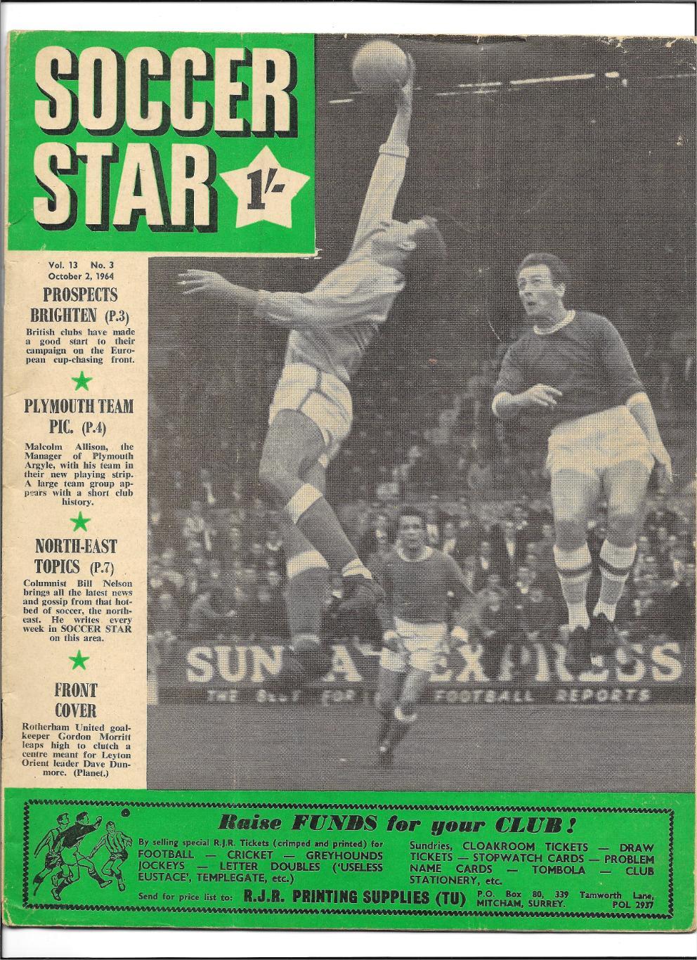 Soccer Star._oktober_1964__(England )_ Plymouth_Argyle _posters