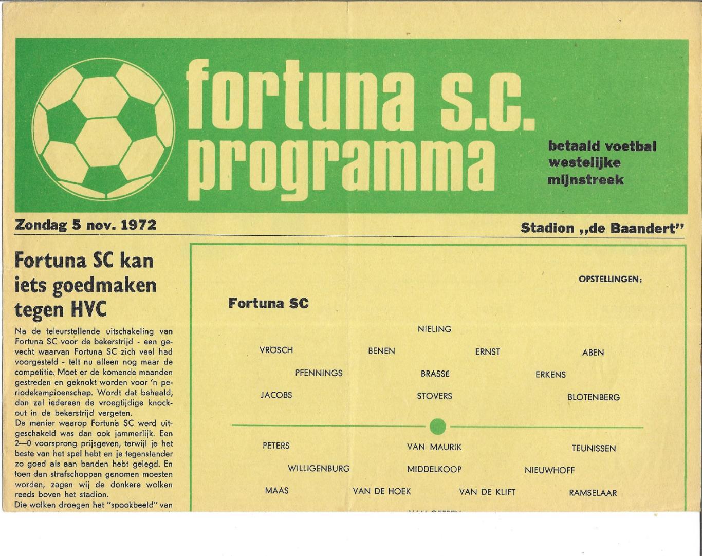 programme_FORTUNA_SC_v_ NVC_05.XI.1972_Eerste_divisi e