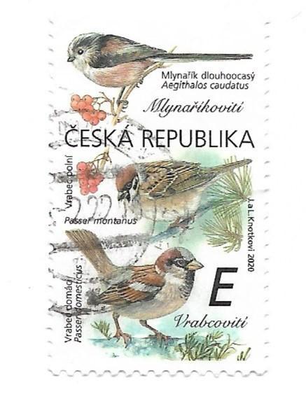 марка. почта CESKA_REPUBLIKA_bracoviti_ гашеная_