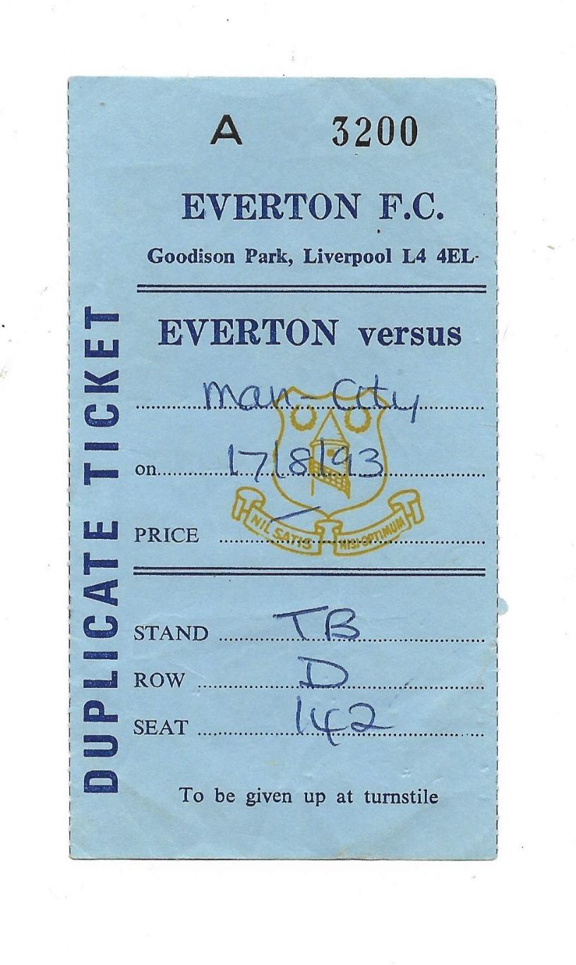 билет. EVERTON v MANCHESTER_CITY_17.08. 1993_duplicate