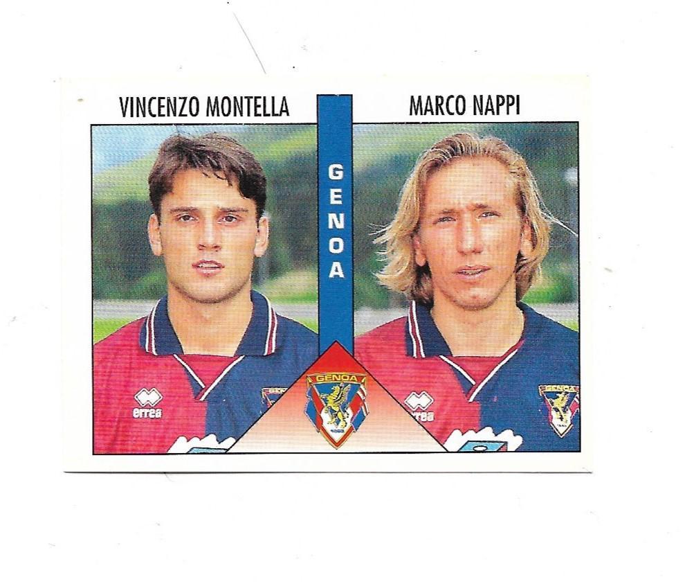 наклейка_GENOA - _Vincenzo_Montella, - Marco_Nappi_(Calciatori _1995-96) @432
