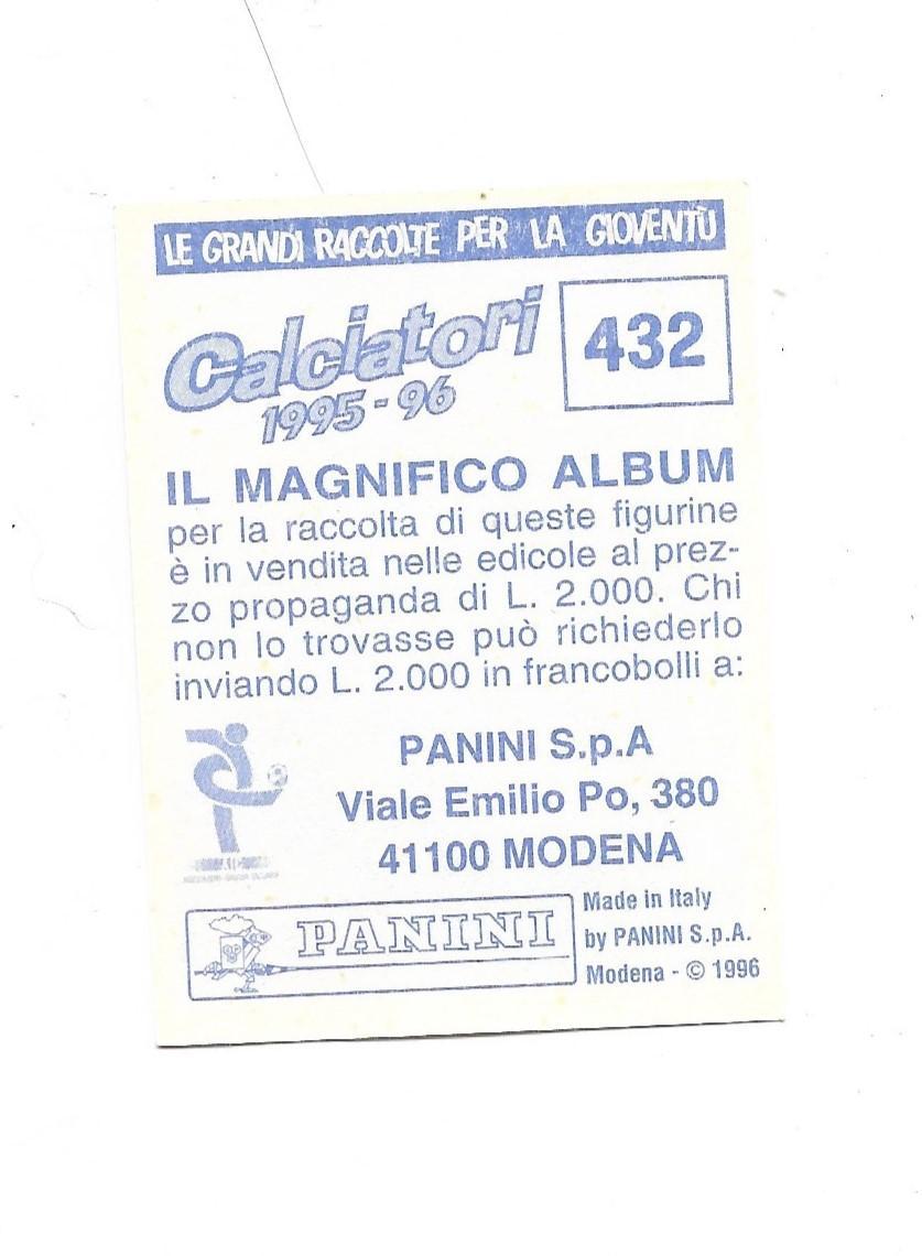 наклейка_GENOA - _Vincenzo_Montella, - Marco_Nappi_(Calciatori _1995-96) @432 1