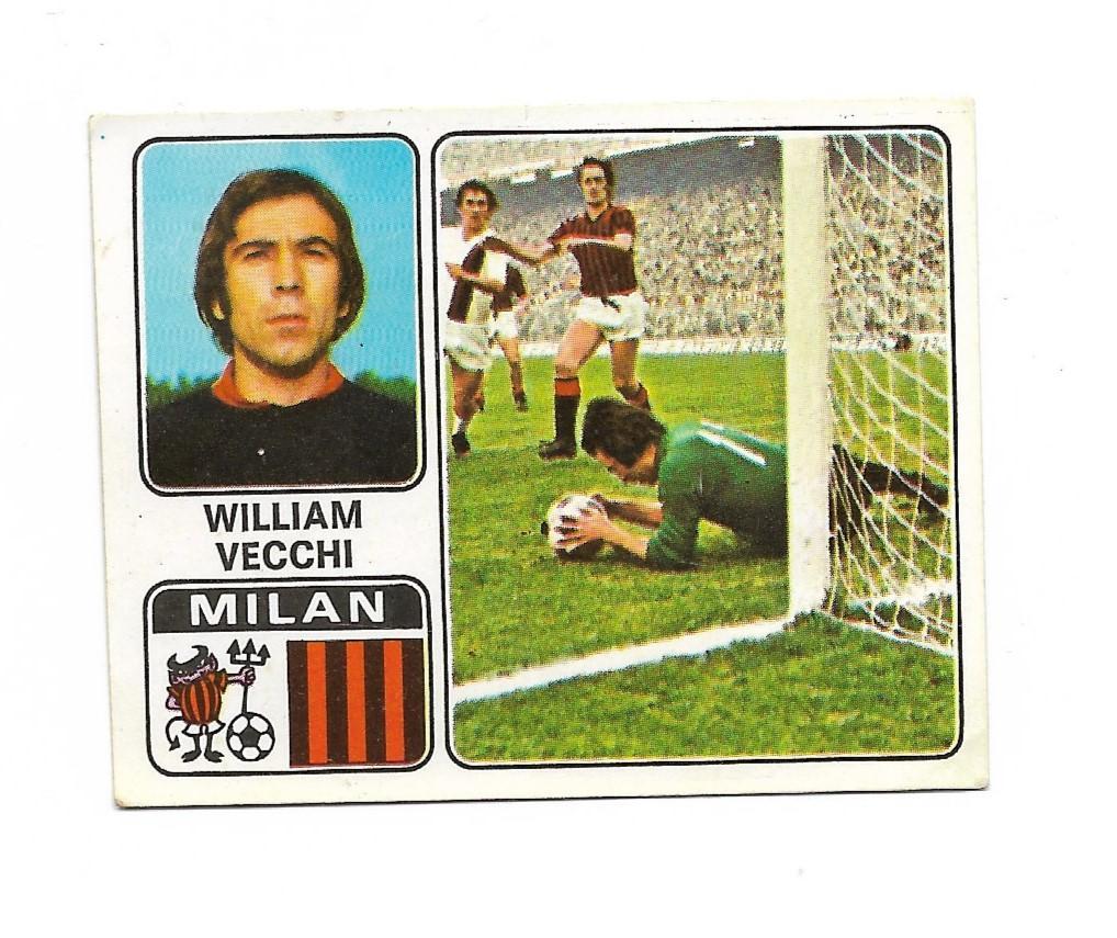 карточка_WILLIAM_VECCHI_Mila n_ (calciatori_1972-73)_# 206
