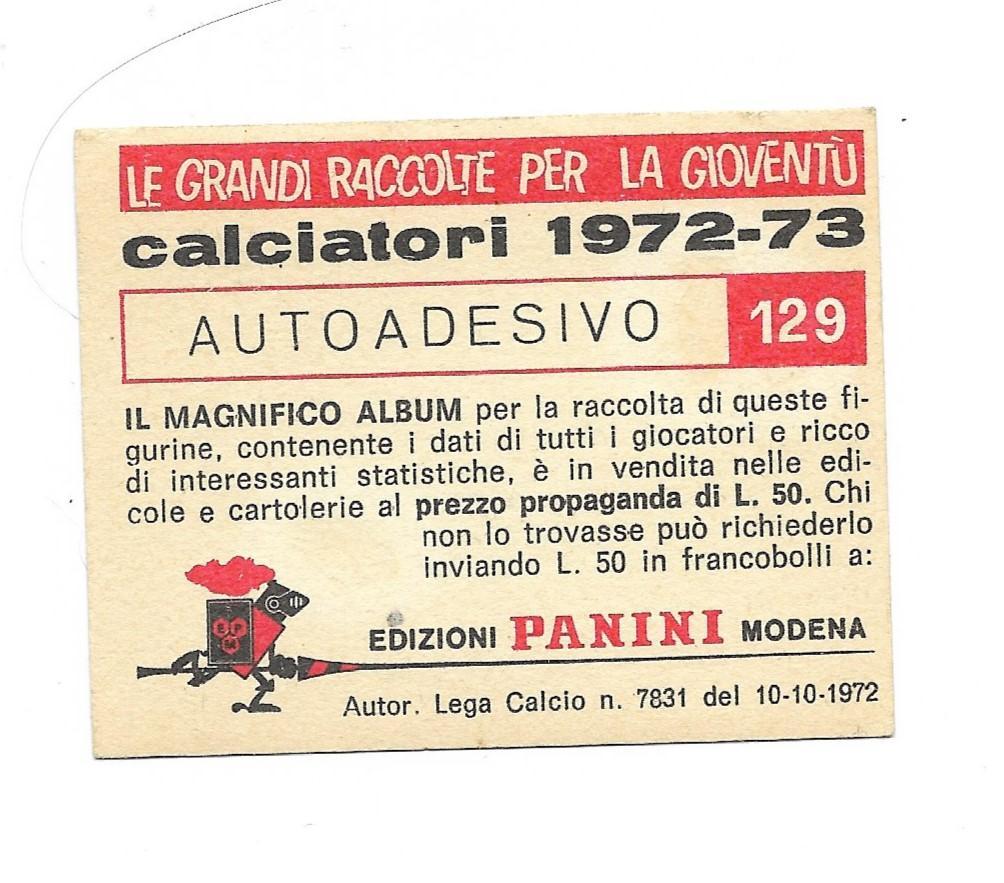 карточка_MARIO_BERTINI_Inter _ (calciatori_1972-73)_# 123 1