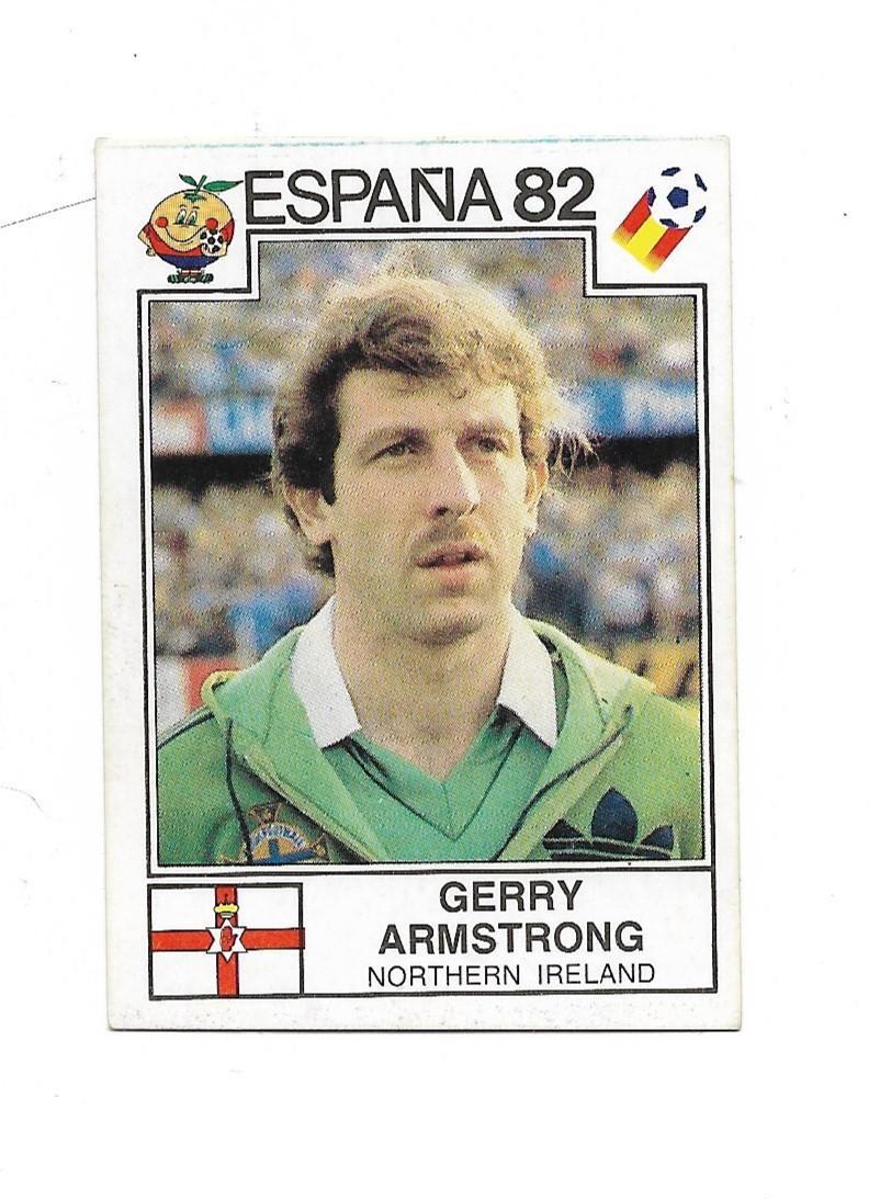 наклейкa_GERRY_ARMSTRONG_Nor thern_Ireland_ (ESPANA-82)_#342