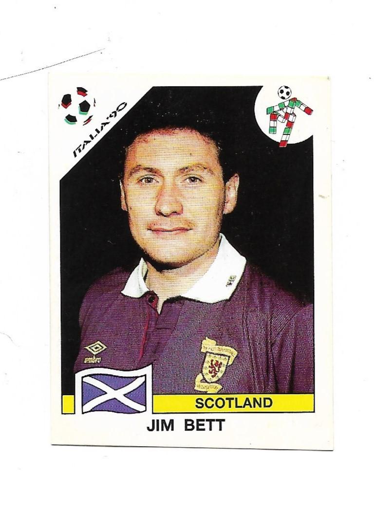 наклейкa_JIM_BETT_Scotland_( ITALIA-90)_# 225