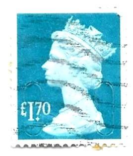марка . почта Великобритании._&1.70. гашеная.