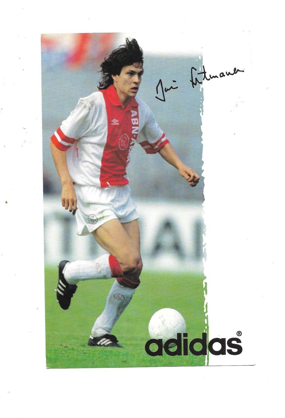 Jari_LITMANEN_FC_Ajax_Amsterdam._Holland.автограф - печать