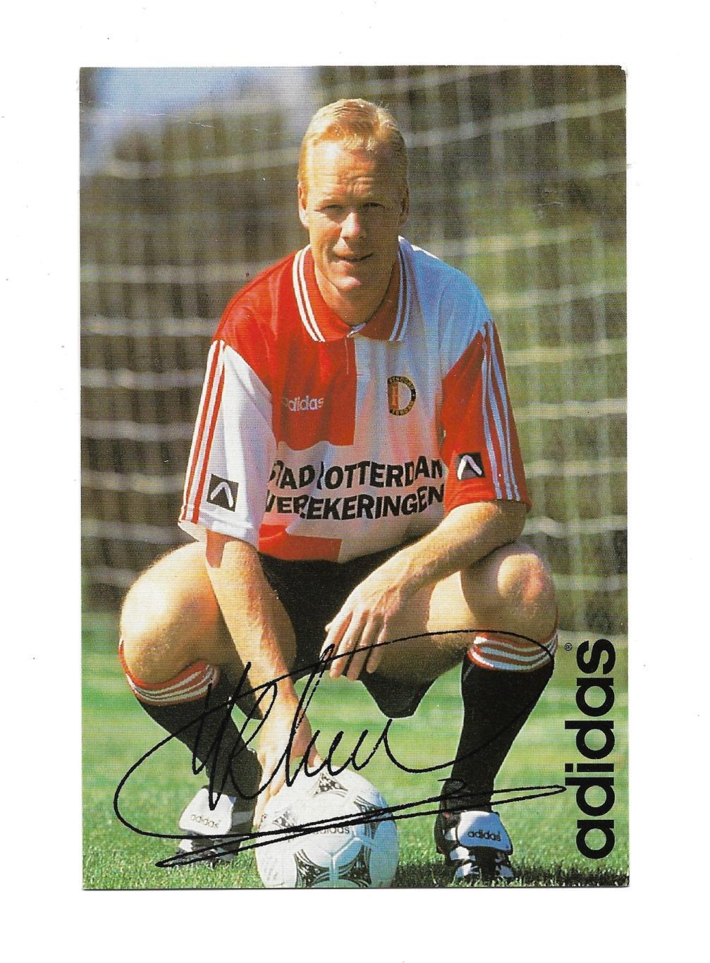 R. Koeman_ Feyenoord._Holland._автограф - печать