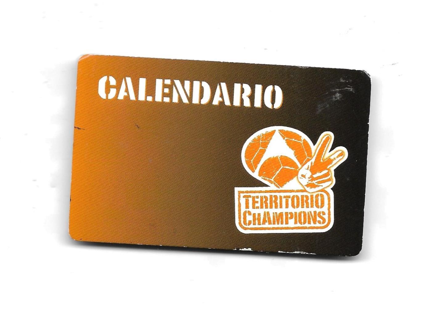 CALENDARIO. _territorio_Champions_ 2006-07