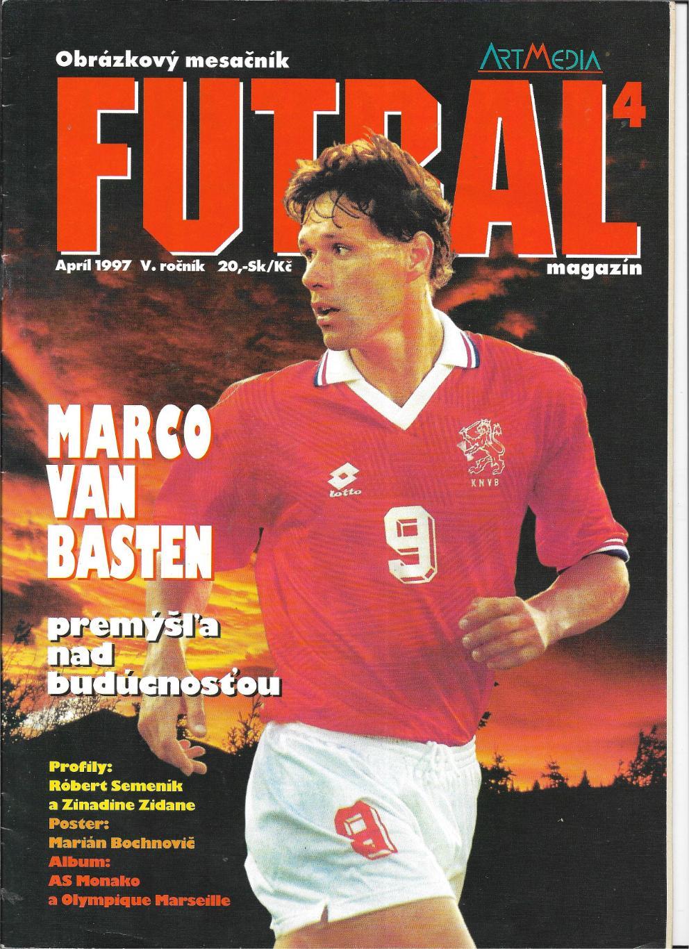 журнал._FUTBALL_magazin_4_April_1997_Slovakia_слов..яз