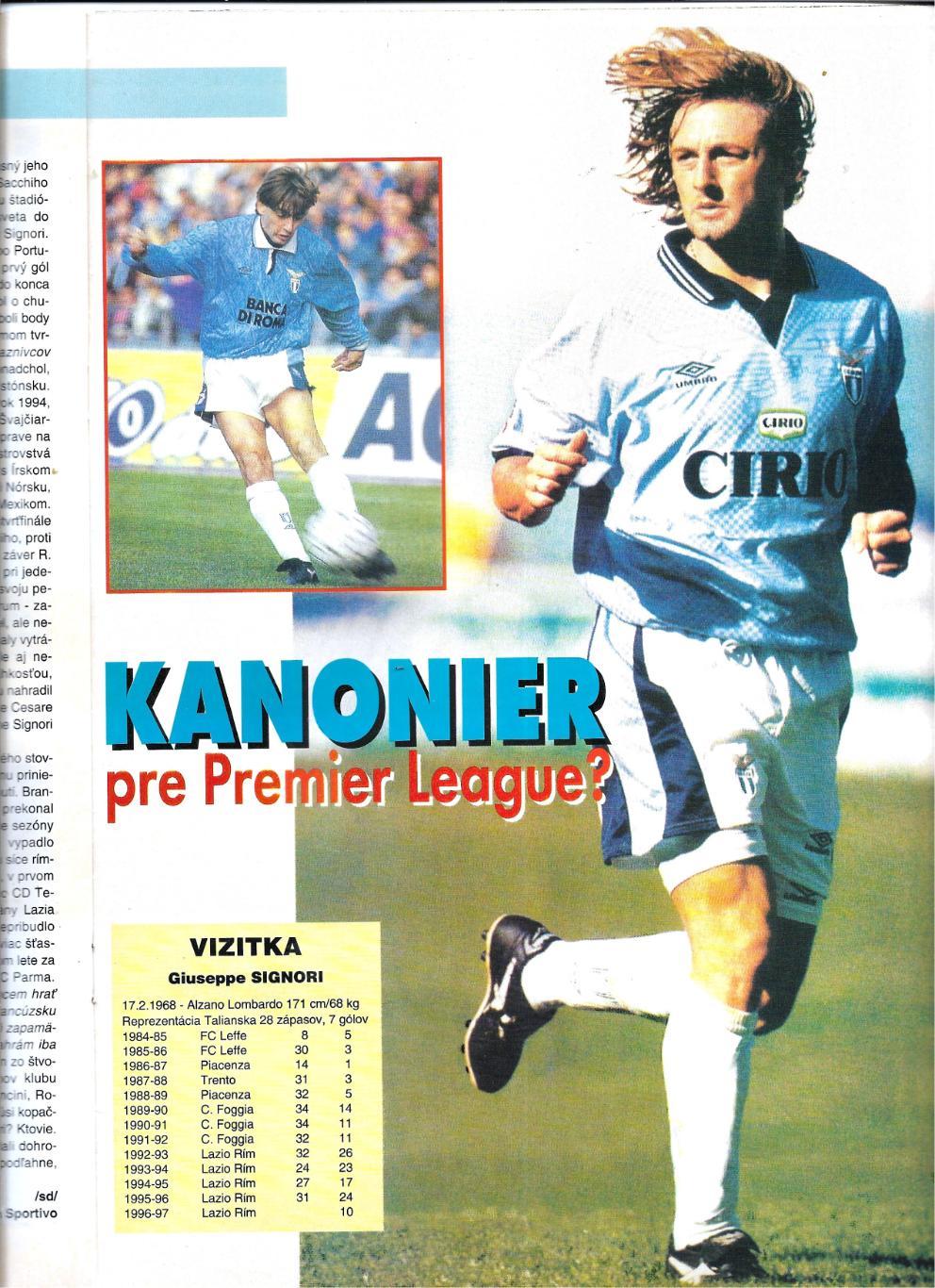 журнал._FUTBALL_magazin_4_April_1997_Slovakia_слов..яз 4