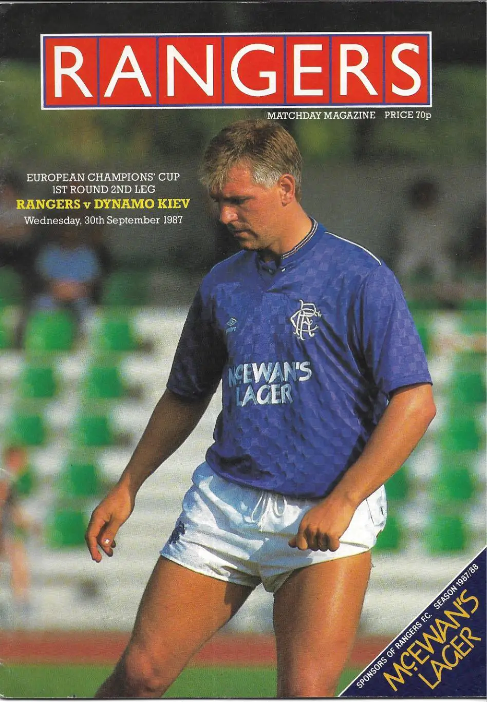 Rangers (Glasgow) v Dynamo_Kiev_ 30.09. 1987_ ECup