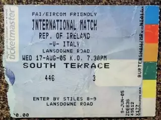 Ирландия - Италия. Товарищеский матч национальных сборных команд.