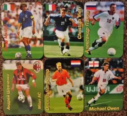 12 календариков 2001 года В Мире Футбола