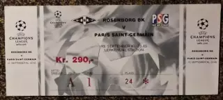 Rosenborg BK (Norway) - PSG (France). Лига Чемпионов УЕФА 2000/2001