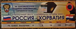 Россия - Хорватия. Отборочный матч ЧЕ-2008.