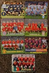 7 календариков 2002 года В Мире Футбола