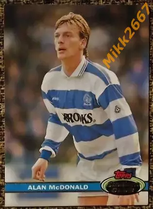 Alan McDonald. Коллекция TOPPS Stadium Club Английская Премьер-Лига 92-93