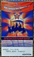 ЦСКА Москва - Ховентут (Испания). Euroleague Basketball 2006-2007