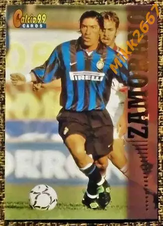 Ivan ZAMORANO. Коллекция Panini Calcio 99 Cards