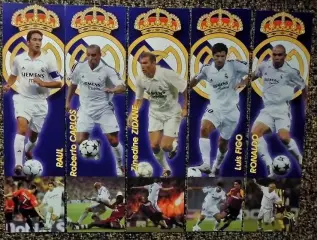 Набор закладок для книг Лучшие игроки футбольного клуба Реал Мадрид.