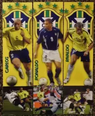 Набор закладок для книг Лучшие игроки сборной Бразилии по футболу.