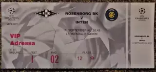 Rosenborg BK (Norway) - FC Inter (Italy). Лига Чемпионов УЕФА 2002/2003