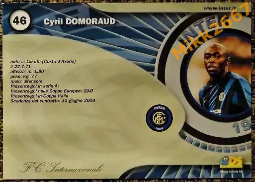 Cyril DOMORAUD. Коллекция DS Интер 2000 1