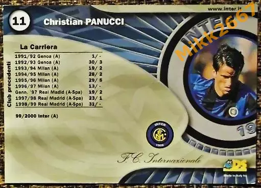 Christian PANUCCI. Коллекция DS Интер 2000 1