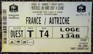 Франция - Австрия. Товарищеский матч национальных сборных команд.