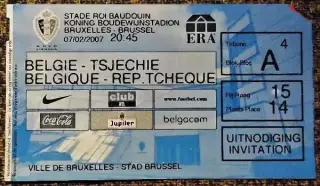 Бельгия - Чехия. Товарищеский матч национальных сборных команд.