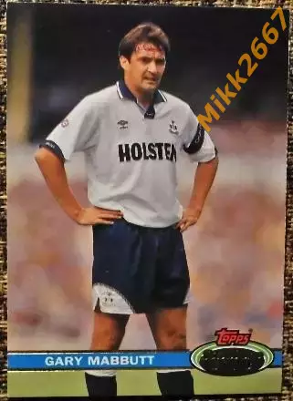 Gary MABBUTT. Коллекция TOPPS Stadium Club Английская Премьер-Лига 92-93