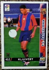 Patrick KLUIVERT. Коллекция MUNDICROMO Испанская Лига 1998-1999