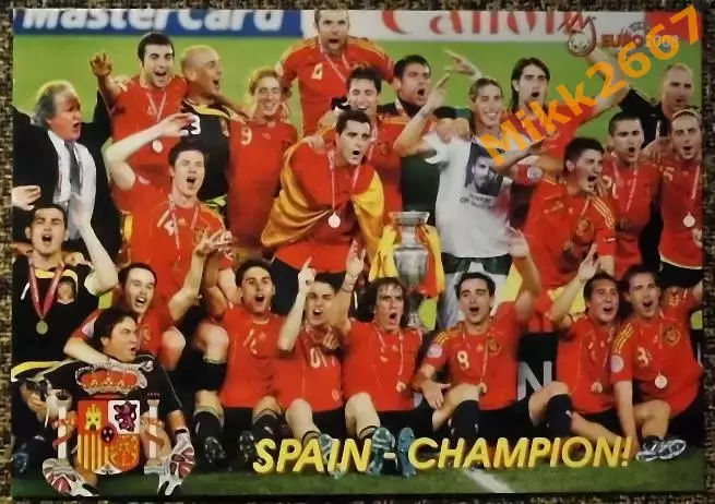 Сборная команда SPAIN / ИСПАНИЯ, В мире ФУТБОЛА- В32