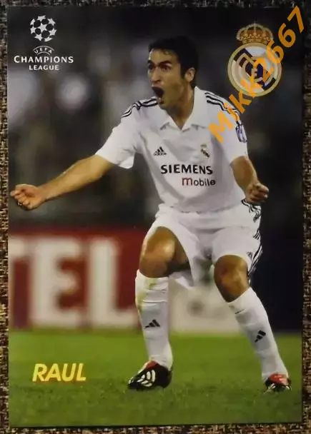 RAUL / РАУЛЬ Гонсалес Бланко , В мире ФУТБОЛА- 198