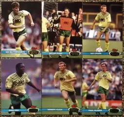 Norwich City. Коллекция TOPPS Stadium Club Английская Премьер-Лига 92-93