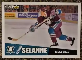 Teemu SELANNE. Коллекция Collector's Choice NHL 1996-1997