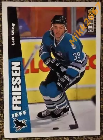 Jeff FRIESEN. Коллекция Collector's Choice NHL 1996-1997