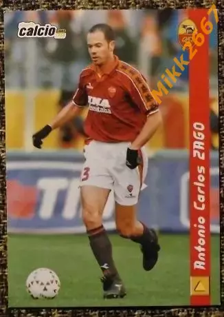 Antonio Carlos ZAGO. Коллекция DS Pianeta Calcio 1998-1999