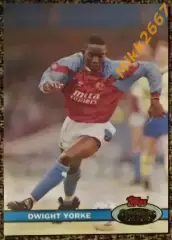 Dwight Yorke. Коллекция TOPPS Stadium Club Английская Премьер-Лига 92-93