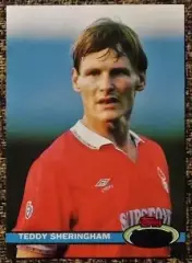 Teddy SHERINGHAM. Коллекция TOPPS Stadium Club Английская Премьер-Лига 92-93