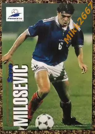Savo MILOSEVIC. Коллекция PANINI Чемпионат Мира 1998 (коллекционные карточки)