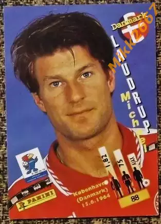 Michael LAUDRUP. Коллекция PANINI Чемпионат Мира 1998 (коллекционные карточки) 1