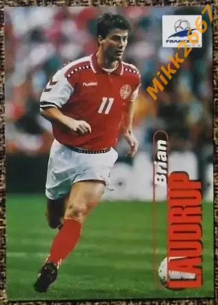 Brian LAUDRUP. Коллекция PANINI Чемпионат Мира 1998 (коллекционные карточки)