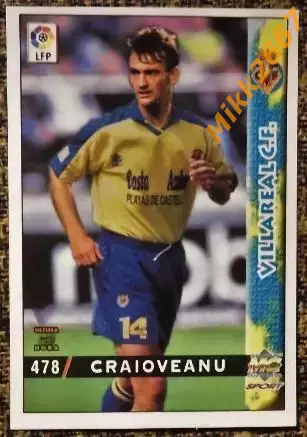 Gheorge CRAIOVEANU. Коллекция MUNDICROMO Испанская Лига 1998-1999