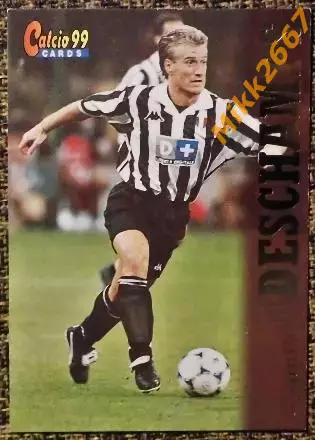 Didier DESCHAMPS. Коллекция Panini Calcio 99 Cards