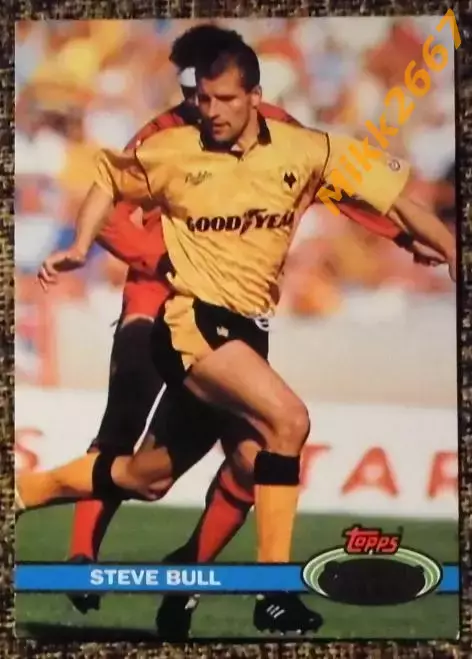 Steve BULL. Коллекция TOPPS Stadium Club Английская Премьер-Лига 92-93